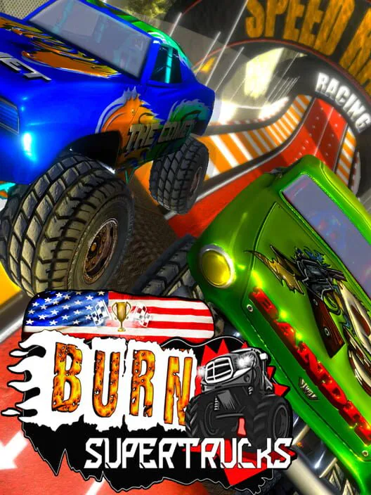Copertina di Burn! SuperTrucks
