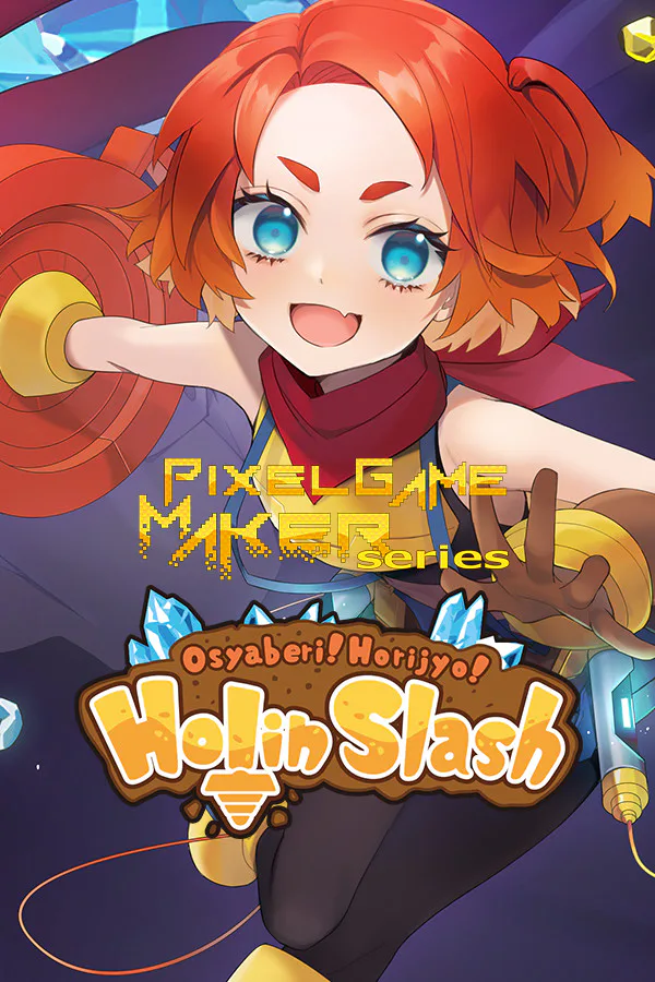 Copertina di Pixel Game Maker Series Osyaberi! Horijyo! Holin Slash