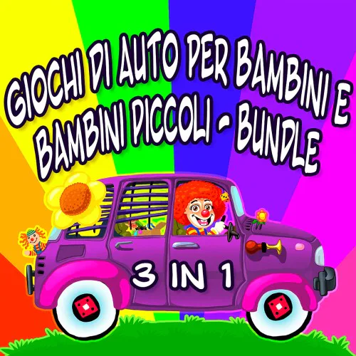Copertina di Giochi di Auto per Bambini e Bambini Piccoli - Bundle 3 in 1
