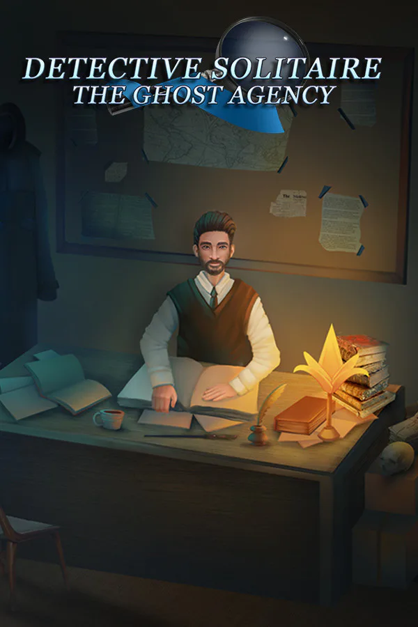 Copertina di Detective Solitaire The Ghost Agency