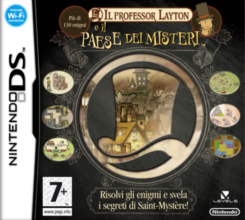 Copertina di Professor Layton e il paese dei misteri