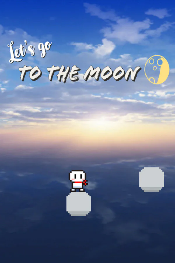 Copertina di Let's go to the moon
