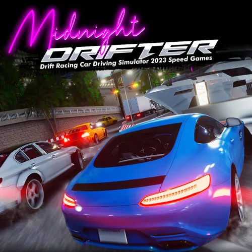 Copertina di Midnight Drifter-Drift Racing Car Driving Simulator 2023 Speed Games