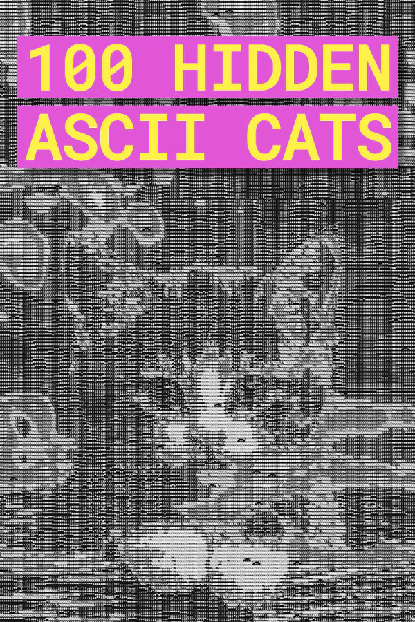 Copertina di 100 Hidden ASCII Cats