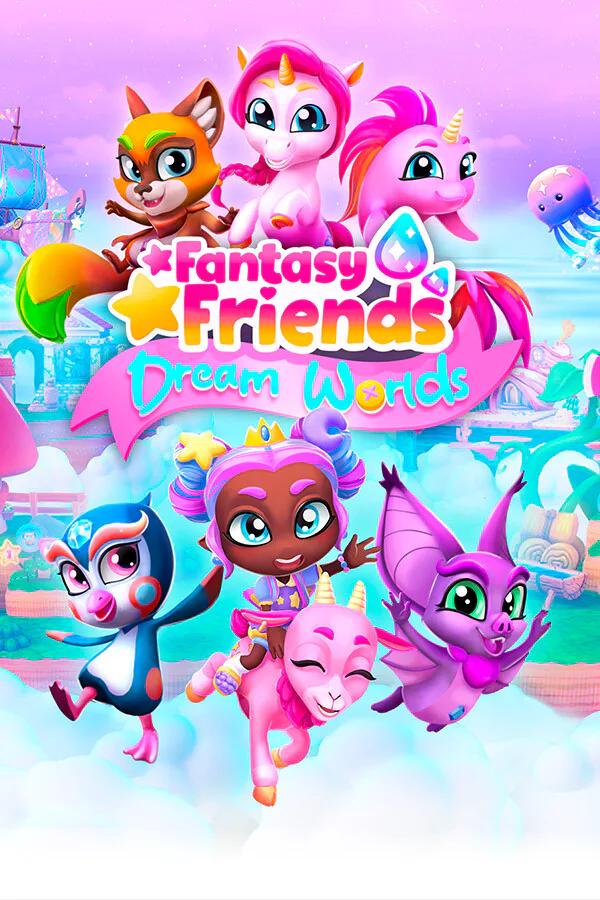 Copertina di Fantasy Friends: Dream Worlds
