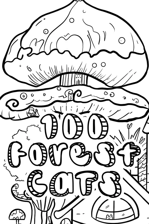 Copertina di 100 Forest Cats