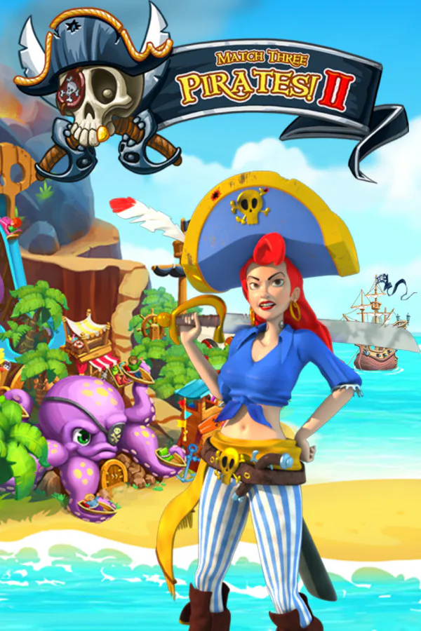 Copertina di Match Three Pirates II
