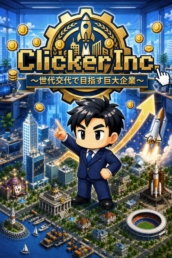 Copertina di Clicker Inc.~世代交代で目指す巨大企業~