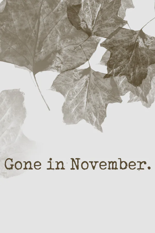 Copertina di Gone In November