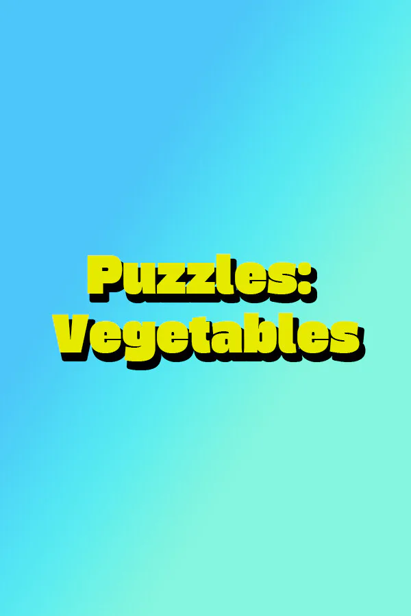 Copertina di Puzzles: Vegetables