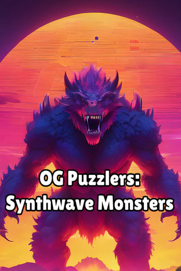 Copertina di OG Puzzlers: Synthwave Monsters