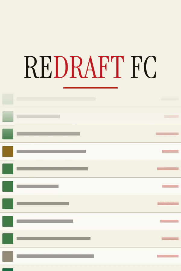 Copertina di Redraft FC