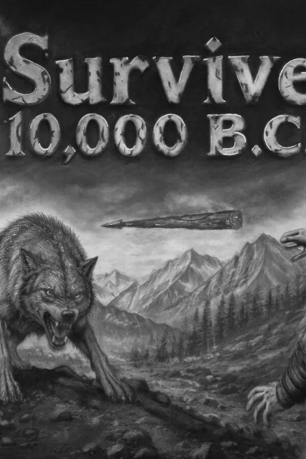 Copertina di Survive 10,000 B.C.