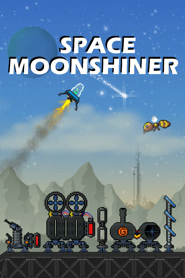 Copertina di Space Moonshiner