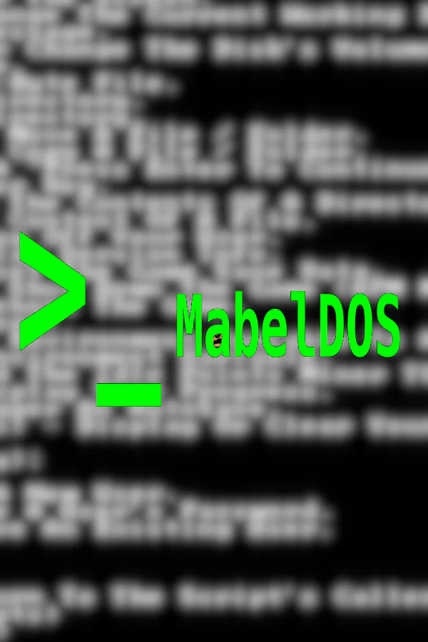 Copertina di MabelDOS