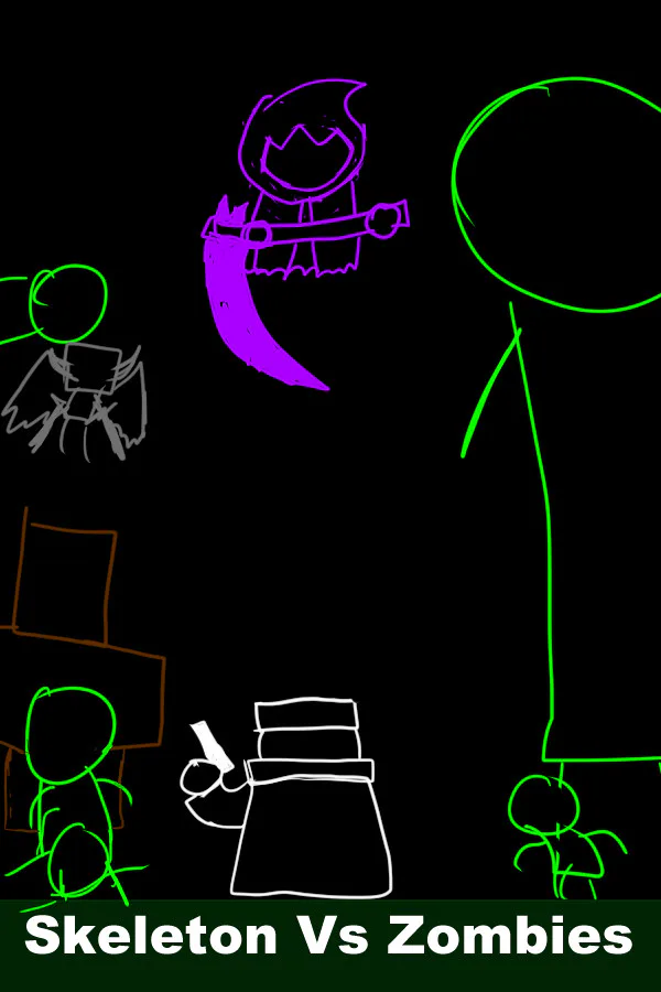 Copertina di Skeleton vs zombies