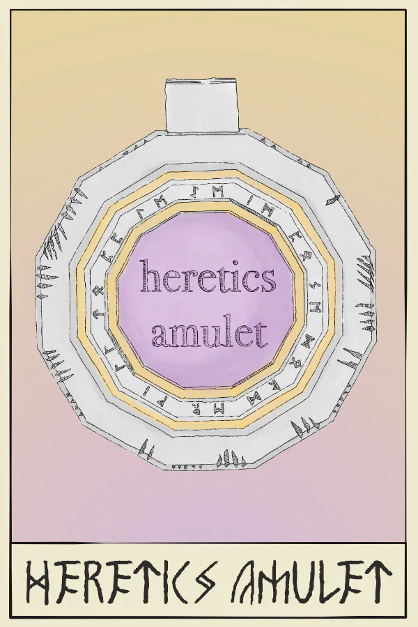Copertina di Heretics Amulet