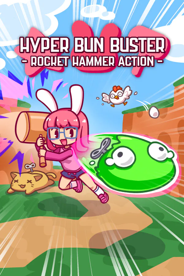 Copertina di Hyper Bun Buster: Rocket Hammer Action