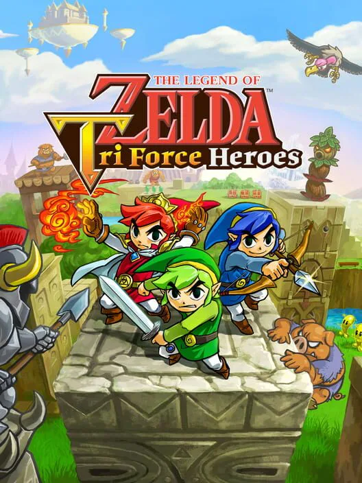 Copertina di The Legend of Zelda: Tri Force Heroes