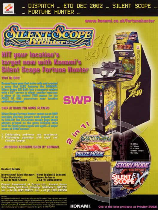 Copertina di Silent Scope: Fortune Hunter
