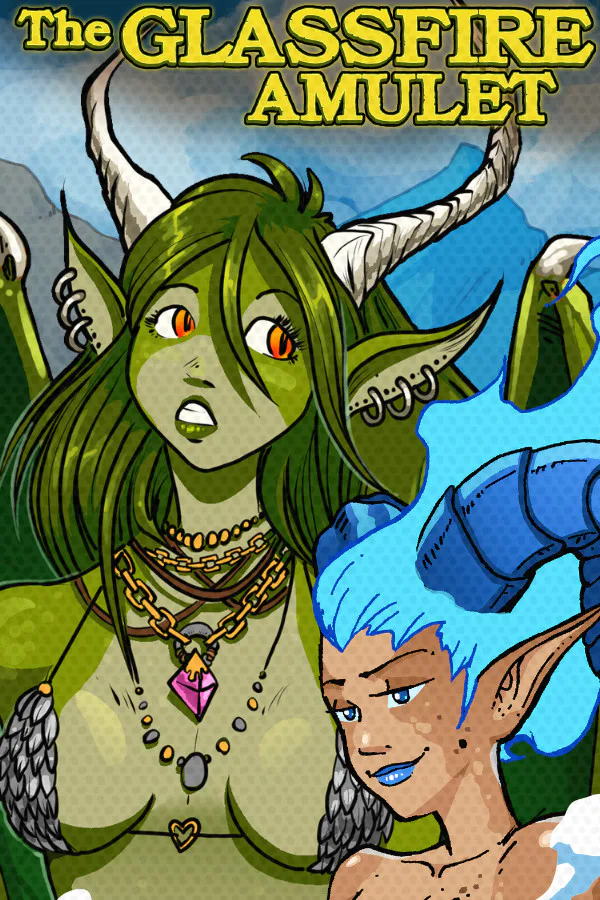 Copertina di The Glassfire Amulet