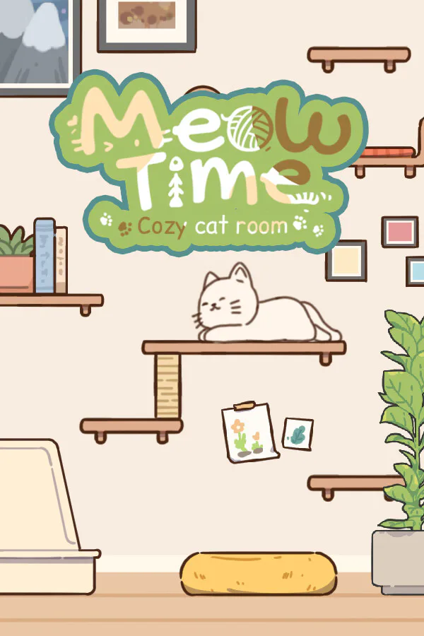 Copertina di Meow Time: cozy cat room