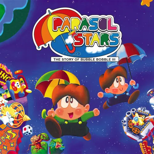 Copertina di Parasol Stars - The Story of Bubble Bobble III