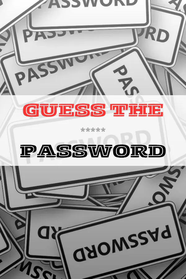 Copertina di Guess The Password