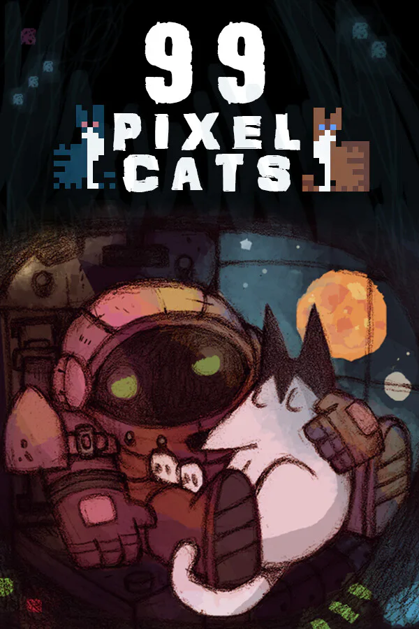 Copertina di 99 Pixel Cats