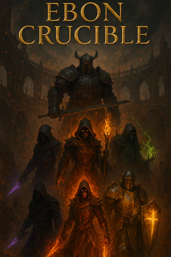 Copertina di Ebon Crucible