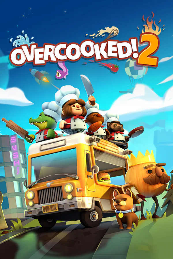 Copertina di Overcooked! 2