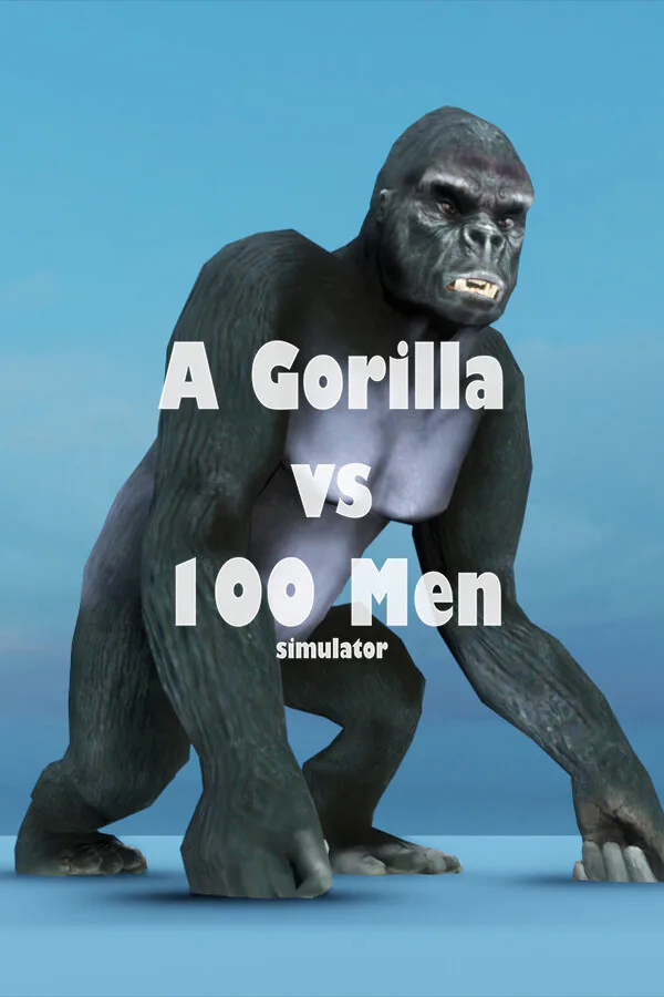 Copertina di A Gorilla vs 100 Men Simulator