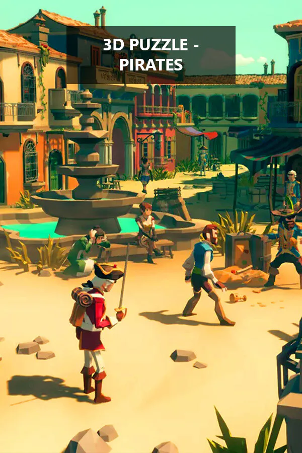 Copertina di 3D PUZZLE - Pirates
