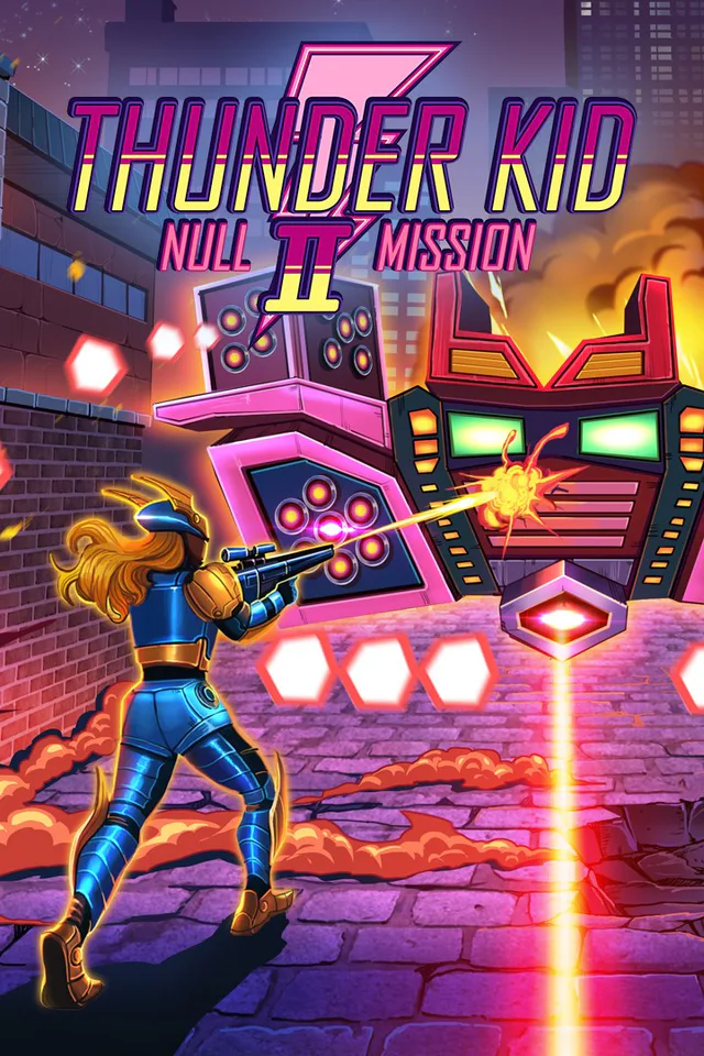 Copertina di Thunder Kid II: Null Mission