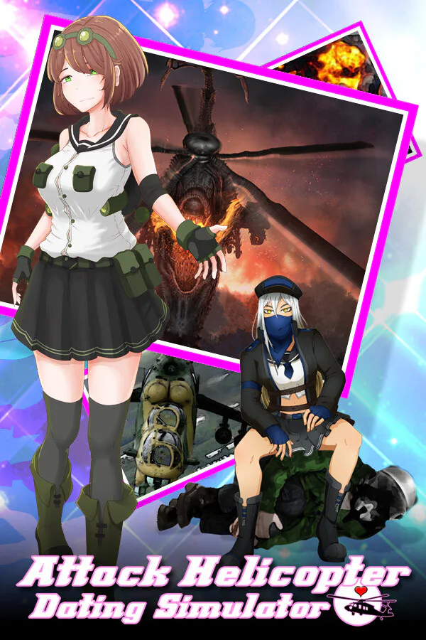 Copertina di Attack Helicopter Dating Simulator