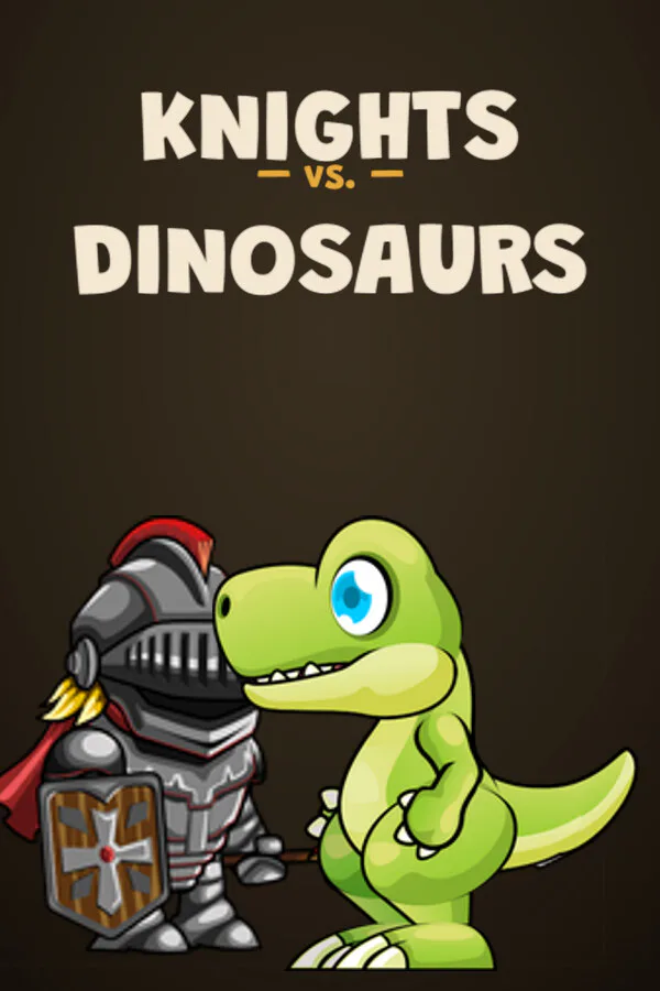 Copertina di Knights vs. Dinosaurs