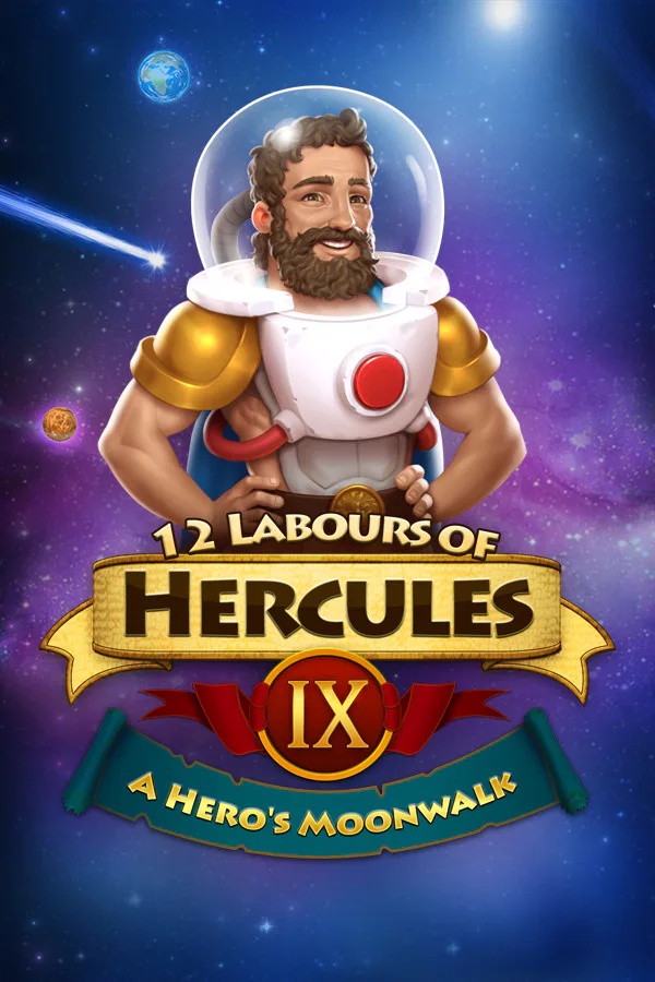 Copertina di 12 Labours of Hercules IX: A Hero's Moonwalk