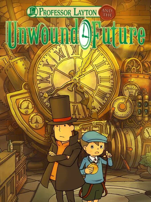 Copertina di Professor Layton and the Unwound Future