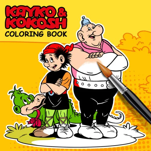 Copertina di Kayko & Kokosh Coloring Book