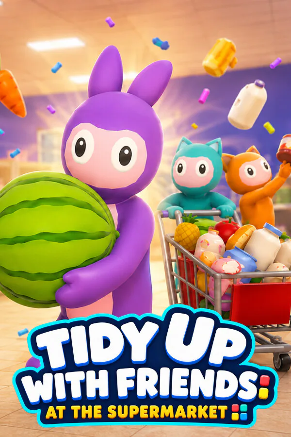 Copertina di Tidy Up with Friends: At the Supermarket
