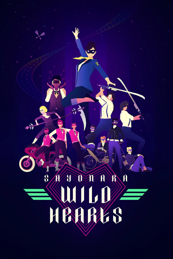 Copertina di Sayonara Wild Hearts