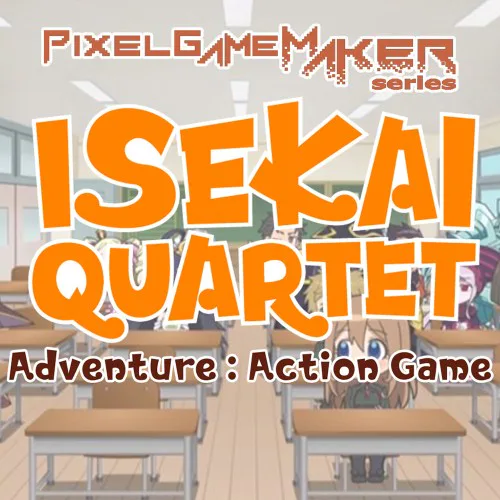 Copertina di Pixel Game Maker Series ISEKAI QUARTET Adventure:Action Game