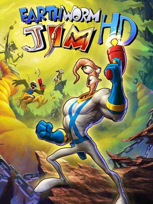 Copertina di Earthworm Jim HD