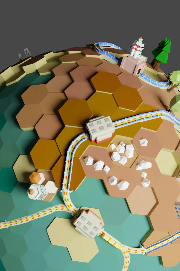 Copertina di Hexa Trains