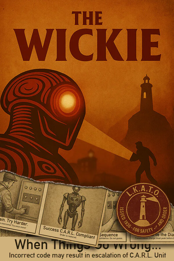 Copertina di The Wickie : Journey of a Lighthouse Keeper