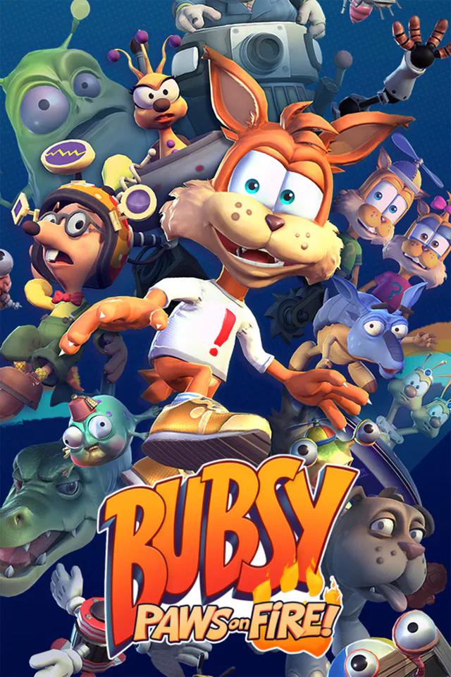 Copertina di Bubsy: Paws on Fire!