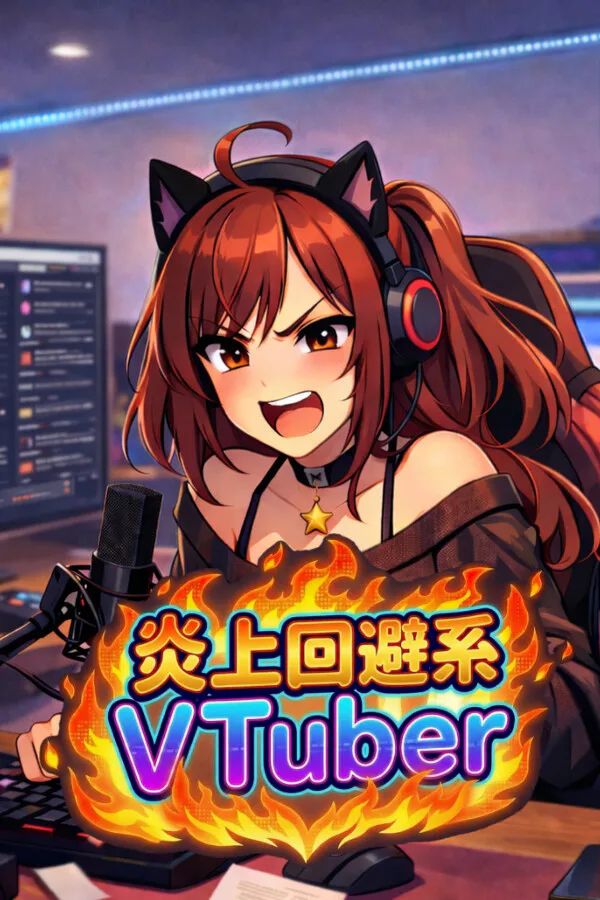 Copertina di 炎上回避系Vtuber〜配信終了までバカコメから生き残れ〜