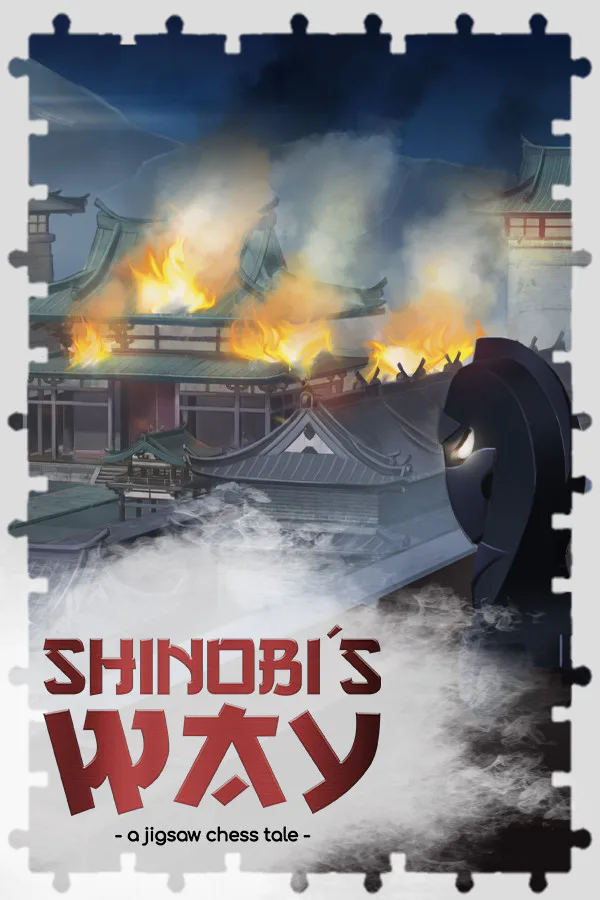 Copertina di Shinobi's Way - a jigsaw chess tale