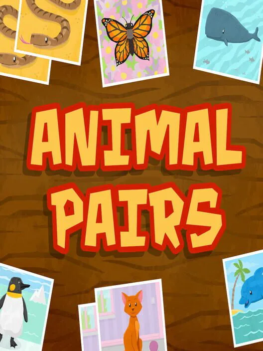 Copertina di Animal Pairs: Matching & Concentration Game for Toddlers & Kids