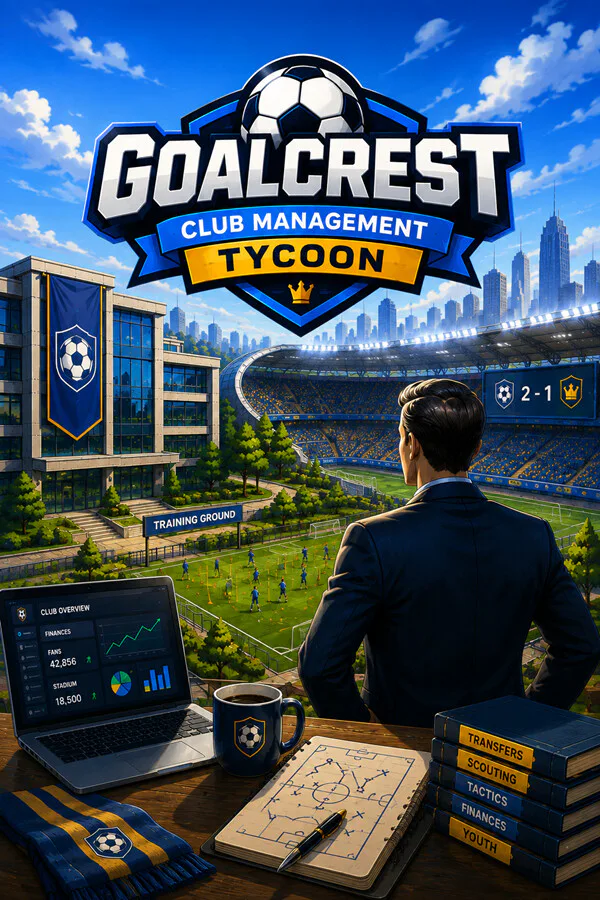 Copertina di Goalcrest: Club Management Tycoon